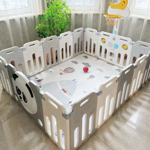 20 + 2 फोल्डेबल पांडा बेबी प्लेकनः वर्ग, एल-आकार, या सर्कल प्यारे से चुनें, सुरक्षित, और किसी भी स्थान, फैशन के लिए सही - Product Image 1