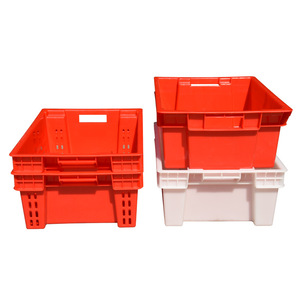 Industrial used EU high quality plastic crate boxes nest plastic turnover stackable storage box