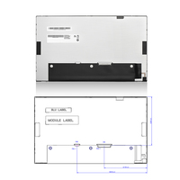 Panel LCD AUO 13,3 inci 1920x1080 Antarmuka LVDS Layar G133HAN01.1 Monitor Pasien Tampilan LCD 13,3 Inci Modul LCD