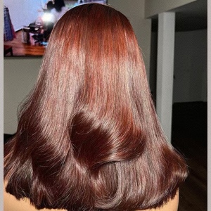 Frontale in pizzo 13x6 con densità 200, <span class=keywords><strong>capelli</strong></span> brasiliani lunghi lisci, <span class=keywords><strong>castano</strong></span> <span class=keywords><strong>cioccolato</strong></span> trasparente, ondulati con riccioli Jerry profondi, pre-strappati - Product Image 2