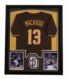 เคสกรอบแสดงเสื้อกีฬาเสื้อเจอร์ซี่ขนาด40x32นิ้วพร้อมกล่องเงาไม้สองชั้นสำหรับเสื้อฟุตบอลฮอกกี้บอล - Product Image 5