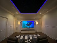 Panneaux de plafond étoilés à source lumineuse RVB, effet galaxie, plafond étoilé en fibre optique avec étoile filante, livraison directe
