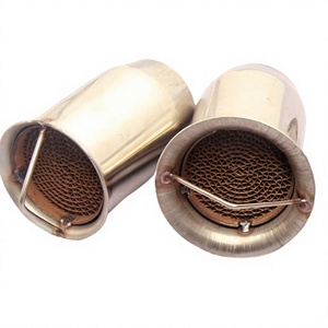 Silenciador de escape universal de acero para motocicleta todoterreno, con sonido silencioso y tono resonante profundo, para mejora y reequipamiento. - Product Image 5
