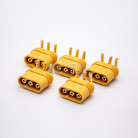 Connecteur de batterie XT60, capuchon de protection, 3 broches, mâle à angle droit, pour batterie Lipo ESC moteur RC