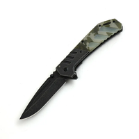 Couteaux de poche de survie en plein air, manche de couleur de Camouflage personnalisé