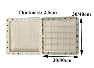 Molde de baldosas de pavimentación de plástico y hormigón para camino de <span class=keywords><strong>calle</strong></span>, molde de cemento - Product Image 2