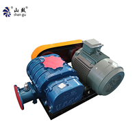 Souffleur à air électrique haute capacité Roots Blower Vacuum Pump RSR-150 à double réservoir d'huile pour gonflables