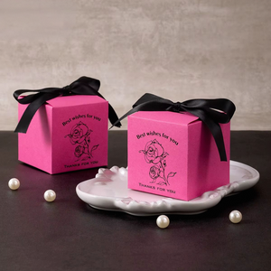 Wholesale <strong>Red</strong> Wedding Candy <strong>Box</strong> Custom Small Wedding Candy <strong>Box</strong> for Wedding - Product Image 3