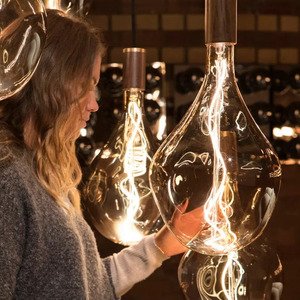 Alien Shape LED Edison Lamp Oversized 2700K Soft White Vintage Glass Body Large Decorative Light Bulb for <span class=keywords><strong>Restaurant</strong></span> E27 AC/DC - Product Image 6