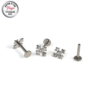 Freya Industrial - Anillos para Labios con Rosca Interna, Titanio ASTM F136, Bases Planas, Labret, Piercings para Labios y Orejas, Joyería Corporal - Product Image 2
