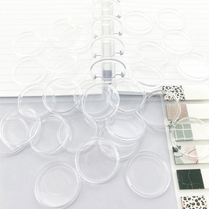 Disques de reliure RINGNOTE 32 mm, 1000 pièces/sac, <span class=keywords><strong>super</strong></span> transparents, en tissu/PVC, pour agendas et albums DIY - Product Image 4