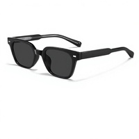 Gafas de Sol Unisex de Diseño para Mujer, Lentes Polarizadas TR90 TAC, Ligeras, Color Verde Grisáceo, Cuadradas, Protección UV400, para Conducir, Modelo CL 8648