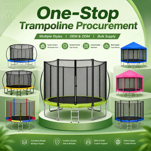 <span class=keywords><strong>Trampoline</strong></span> d'extérieur rose personnalisé avec logo, <span class=keywords><strong>8</strong></span>-15 pieds, avec <span class=keywords><strong>filet</strong></span> de sécurité et tente, capacité de charge de 550 kg, <span class=keywords><strong>trampoline</strong></span> de jardin - Product Image 6
