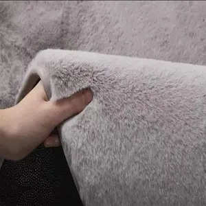 Tappeti di lusso cinesi di vendita caldi tappeti shaggy tappeti in pelliccia di coniglio finto per camera da letto e soggiorno