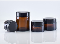 Mini cosmétique 5g 10g 15g 20g 30g 50g 60g 100g médecine pommade verre ambre crème baume pots pour crème pour le visage