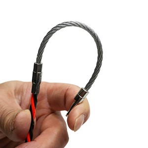 <span class=keywords><strong>Tire</strong></span>-câble isolé tressé à trois brins de 5 mm x 30 m avec pince à <span class=keywords><strong>fil</strong></span> pour câblage <span class=keywords><strong>électrique</strong></span> - Product Image 4