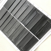 Vente en gros 0.8mm tout cuir noir écologique PVC Rexine cuir synthétique pour meubles sacs boîte à bijoux boîte-cadeau cahier