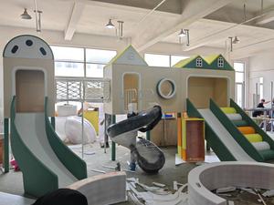 Terrain de <span class=keywords><strong>jeux</strong></span> intérieur moderne et robuste pour la maison Ensemble d'équipement de jeu souple pour enfants Terrain de jeu commercial pour enfants <span class=keywords><strong>avec</strong></span> <span class=keywords><strong>toboggan</strong></span> et piscine à balles - Product Image 5