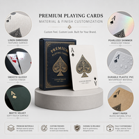 Cartes à Jouer Personnalisées en Papier OEM ODM – Cadeau d'Affaires, Jeu de Cartes de Poker Standard, Cartes de Voyage pour Fêtes