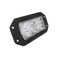 Luz DE TRABAJO LED universal de montaje empotrado de 18W DC 12-24V adecuada para camiones todoterreno 4*4 ATV SUV, etc. Accesorios para automóviles