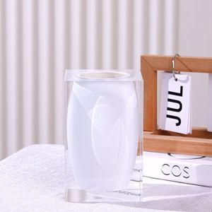 Acrylic Minimalist <b>Vase</b> Tabletop High Transparency Decorative Ornament Italian Design Style - Product Image 3