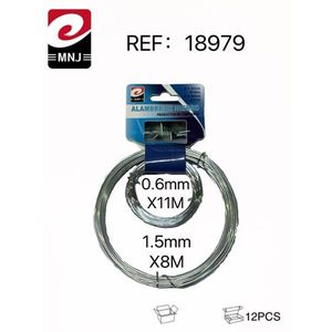 Alambre De Hierro 0.6mm X11M 1.5mm X8M Craft Supplies MNJ - Product Image 3