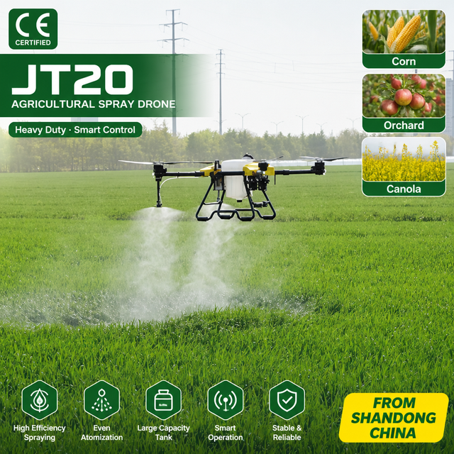 Joyance High Capacity Agriculture Drone UAV Foliar Spray Application Multi Spectral Monitoring Soybean Field for Crop Monitoring