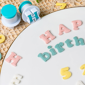 Mini 26 <strong>Letters</strong> Cookie Mold Spring Press 0-9 Numbers Mold Fondant <strong>Cake</strong> Printing Press Cutting Mould Baking Tools - Product Image 6