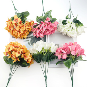 Bouquets de bougainvilliers artificiels 32 cm, fleurs en soie, violet, magenta, orange, rose, blanc, décoration de mariage et de maison - Product Image 3