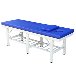 Ji Zhengnuo Massage <b>Bed</b> 180x60cm Blue <b>Padding</b> With Face Cradle For Therapy And Examination - Product Image 1