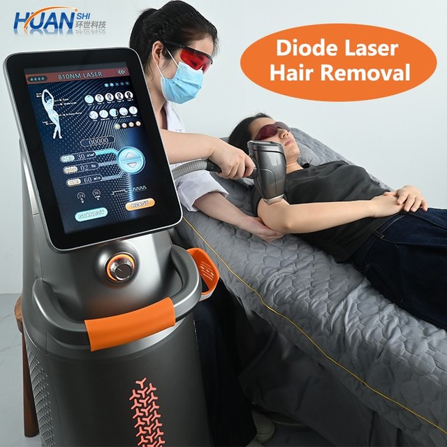 Professional 3 Wavelength 755 808 1064nm Diode Laser Hair Removal Machine Skin Tightening Permanent Hair Removal Laser Machine