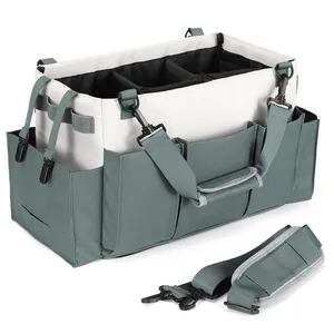 带手柄的清洁储物盒五金工具包大容量便携式清洁用品收纳器工具包肩部工具袋