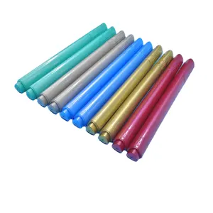 Factory Wholesale Triangle Shape Quick-Drying Erasable Metallic Wine Glass Marker Pens High quality Metallic pen