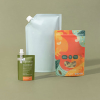Pochette de jus debout 100ml 200ml 500ml personnalisée Pochettes de boisson en plastique avec bec verseur écologique