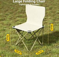 Chaise de camping pliante ultra-légère, tabouret de pêche portable, siège compact pour activités de plein air, voyages, dessin, pêche, artistes