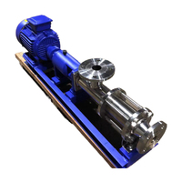 Pompe à cavité progressive en acier inoxydable de qualité alimentaire pompe à vis mono excentrique à transfert liquide à haute viscosité