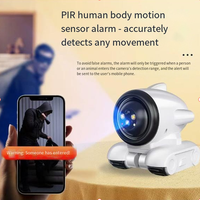 Cámara Inteligente para Mascotas, Robot de Patrulla Automática, Cámara de Seguridad HD de 2MP, Control Remoto por Aplicación, Audio Bidireccional