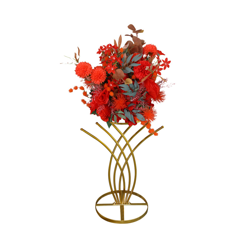 New wedding props iron flower stand wedding decoration metal table vase