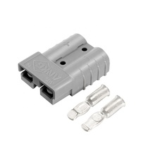 Conector de Desconexión Rápida de 2 Polos y 50A para Cable de Batería y Suministro de Bajo Voltaje, Distribuidor de Conectores Industriales