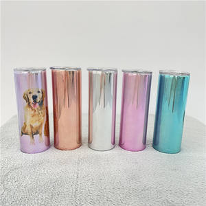 Verre magique à Sublimation 100% mm 20Oz, miroir magique métallique, paillettes holographiques, transfert de chaleur, tasses à eau droites <span class=keywords><strong>Total</strong></span> - Product Image 3