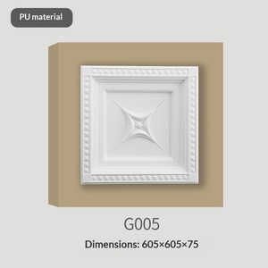 PU Quadratisches Lampenpanel Geprägtes Luxus-Design Deckenleuchte für Pool, Gastgewerbe und Restaurant Dekorative Vergoldete Leuchte - Product Image 6