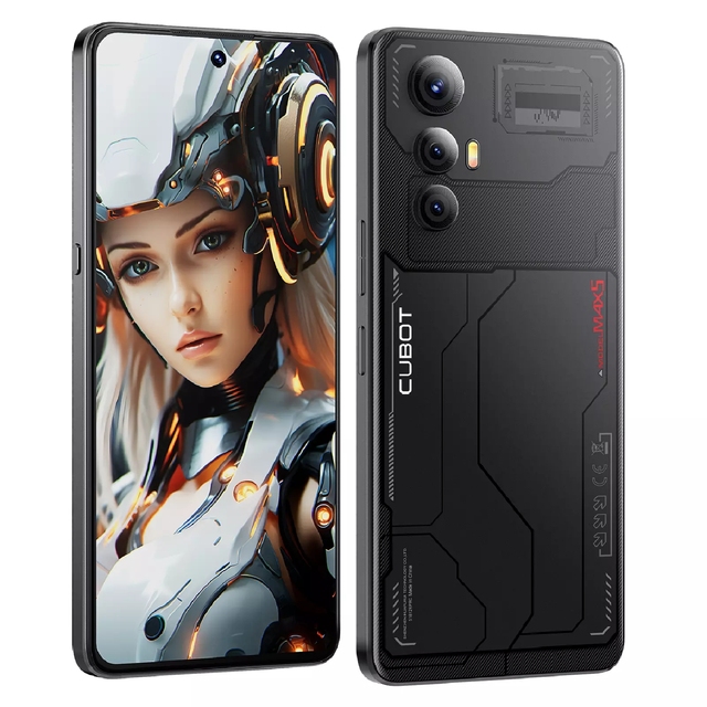 Cubot Max 5 Android 14 Smartphone D8200 6.8" OLED HD 144Hz 12GB/256GB 5000mAh Battery 5G 100MP Camera Octa Core Quick Charge