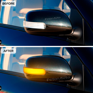 Nouvelles lampes de clignotants dynamiques pour <span class=keywords><strong>Toyota</strong></span> Corolla Wish Scion XB TC MARK X <span class=keywords><strong>AURIS</strong></span> RUKUS AZE151, feux de signalisation séquentiels pour rétroviseurs - Product Image 5