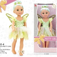 Vente en gros de poupées bébés entièrement en vinyle de 15 pouces, série américaine Fantasy, pour les filles de 0 à 24 mois, cadeau de princesse, ensemble de jouets pour filles, boîte de couleur