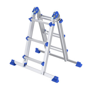 <span class=keywords><strong>GS</strong></span> hai mặt kính thiên văn bản lề thang 4x3 4x4 4x5 đa chức năng nhôm thang với Hỗ trợ ống - Product Image 3