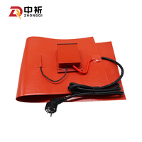 Elemento Calefactor Eléctrico de Silicona Flexible Personalizado de 1740*250*1.5mm, 220v, 3000W, para Bidones de Aceite