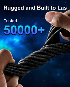 Cáp dữ liệu đầy đủ tính năng Thunderbolt4 8K 240W 40Gbps Type-C Cáp USB dành cho điện thoại di động và máy tính xách tay A435 có đèn LED - Product Image 5