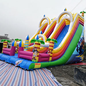 Structure gonflable d'aventure à deux voies, toboggan gonflable pirate, château gonflable commercial pour enfants - Product Image 1