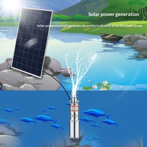 <span class=keywords><strong>Pompe</strong></span> solaire submersible <span class=keywords><strong>pour</strong></span> puits profond, haute pression, OEM, en acier inoxydable, haute levée, domestique, DC 24V, rechargeable par batterie, portable, extérieur - Product Image 5