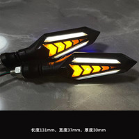 Clignotant pour Moto Moteur Lourd Scooter ATV Deux Côtés Lampe Circulante Système D'éclairage De Moto 12v